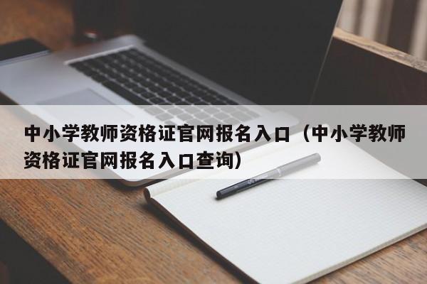 中小学教师资格证官网报名入口（中小学教师资格证官网报名入口查询）