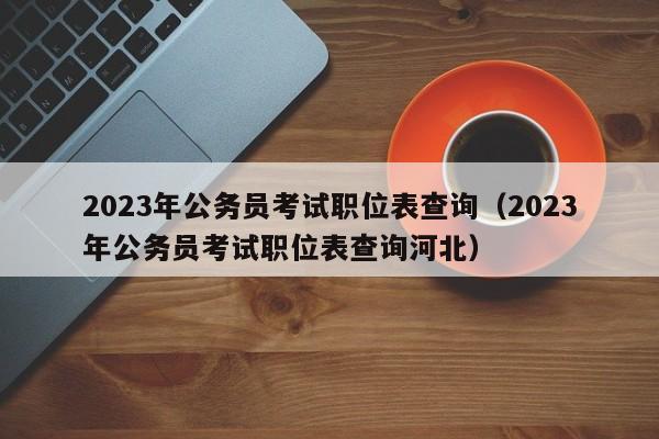 2023年公务员考试职位表查询（2023年公务员考试职位表查询河北）