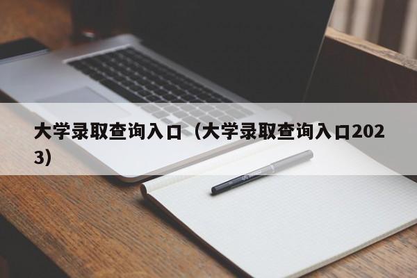 大学录取查询入口（大学录取查询入口2023）