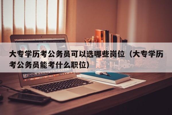 大专学历考公务员可以选哪些岗位（大专学历考公务员能考什么职位）