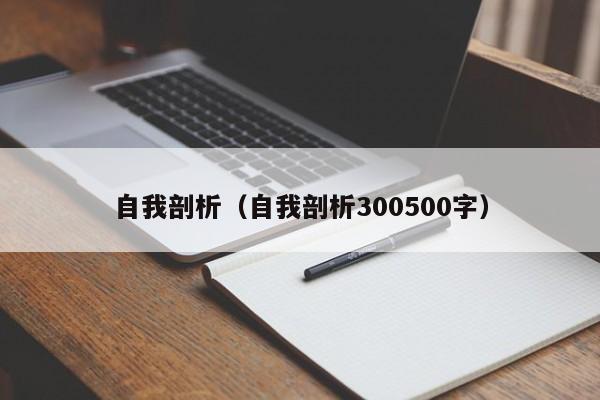 自我剖析（自我剖析300500字）