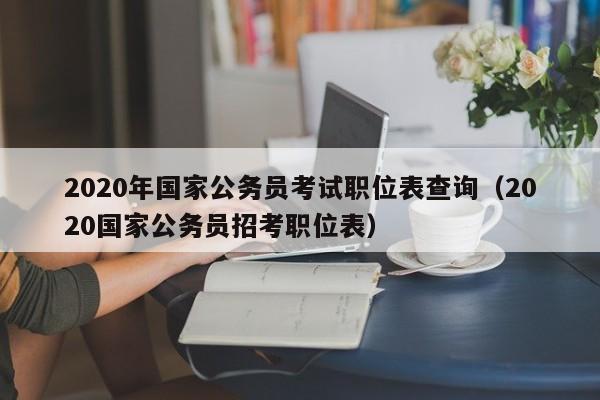 2020年国家公务员考试职位表查询（2020国家公务员招考职位表）