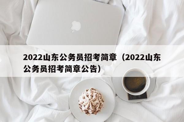 2022山东公务员招考简章（2022山东公务员招考简章公告）