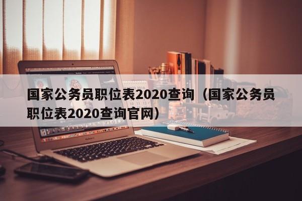 国家公务员职位表2020查询（国家公务员职位表2020查询官网）