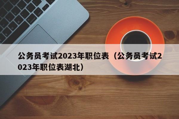 公务员考试2023年职位表（公务员考试2023年职位表湖北）