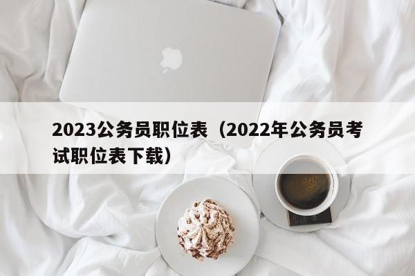 2023公务员职位表（2022年公务员考试职位表下载）