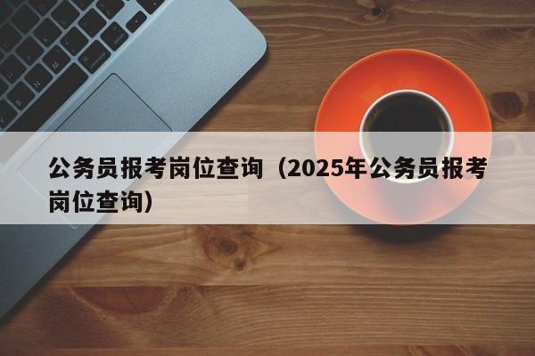 公务员报考岗位查询（2025年公务员报考岗位查询）